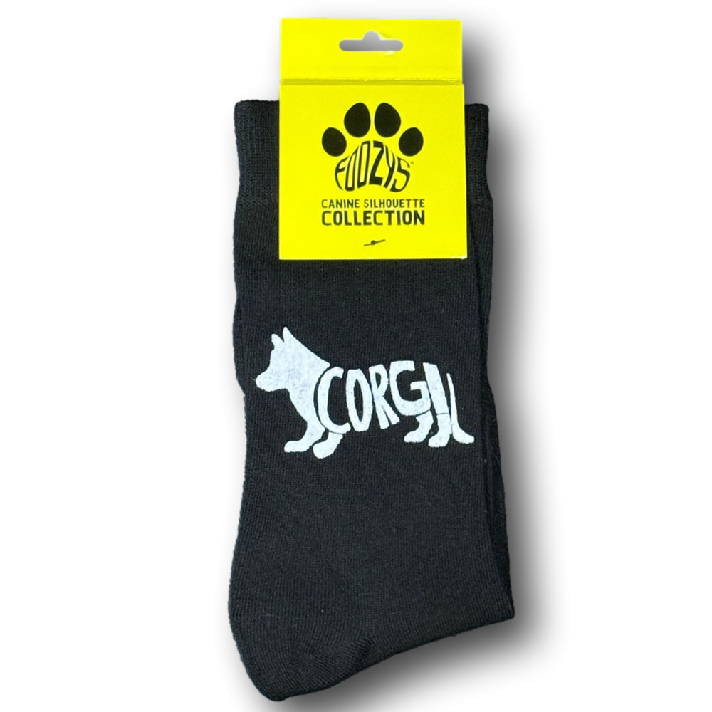 3/$18 Corgi Dogs Funny Novelty Crew Socks - NWT